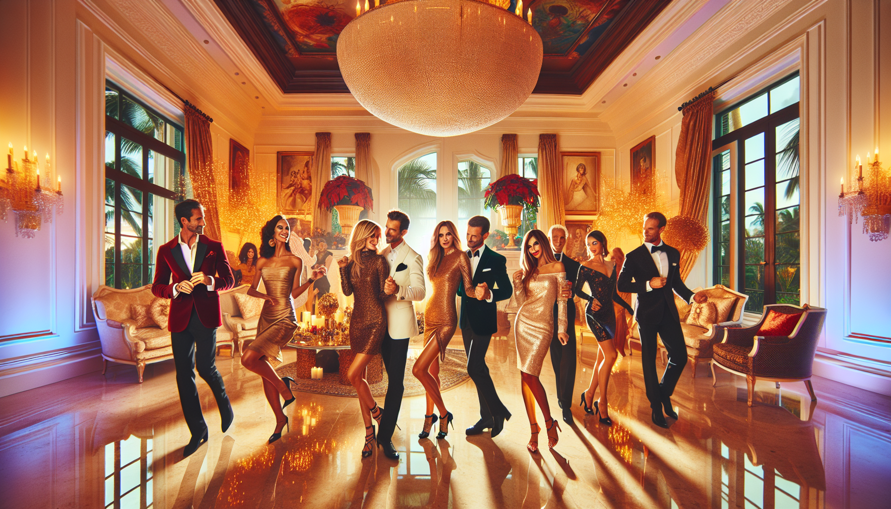 Dance lessons in Palm Beach for New Year's Eve celebrations