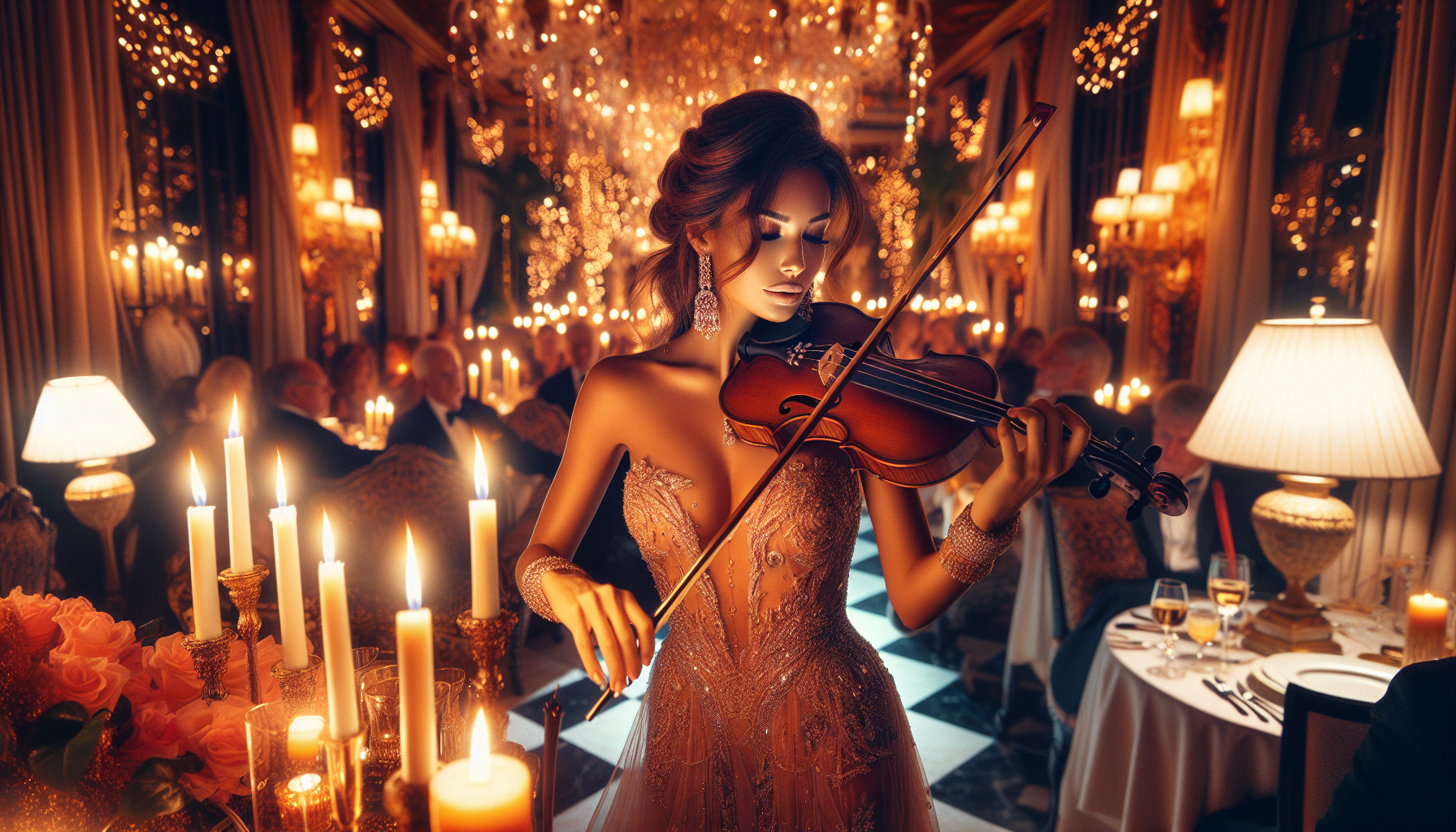 Book a Live Violinist for Christmas in Palm Beach