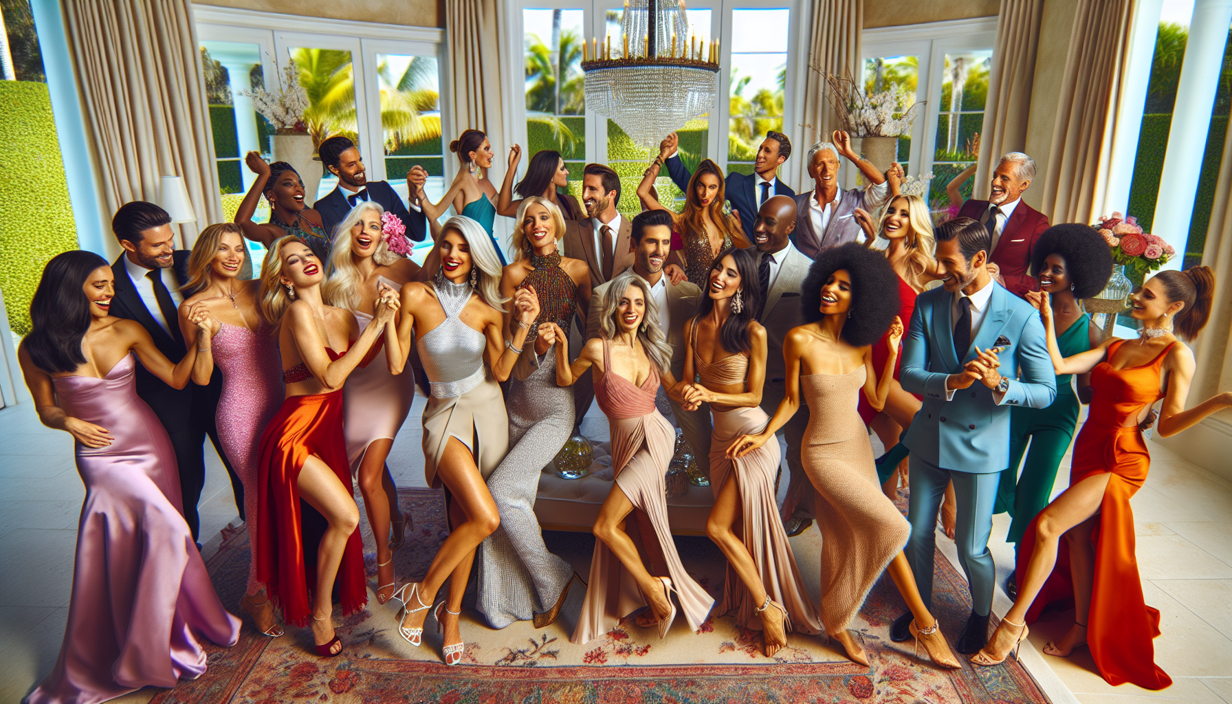 Surprise dance lesson for spring birthday party in South Florida