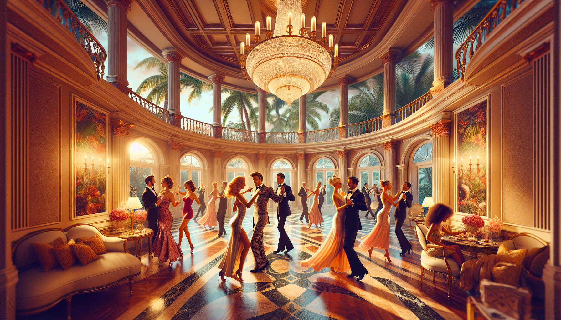 Group dance lessons at private parties in Palm Beach