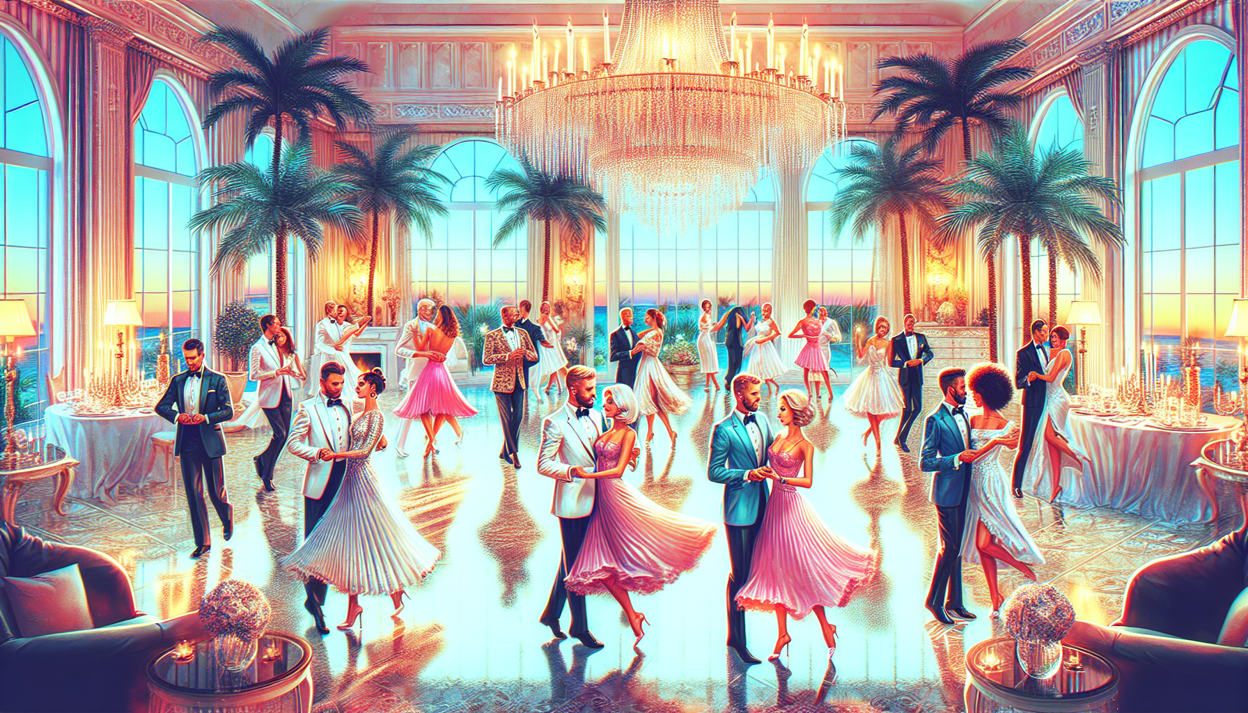 Jive dancing for Palm Beach house parties with high energy and fun