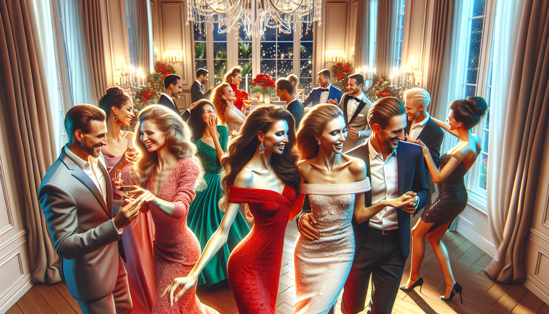 Multi-generational dancing at Palm Beach family reunions with Gala Ballroom