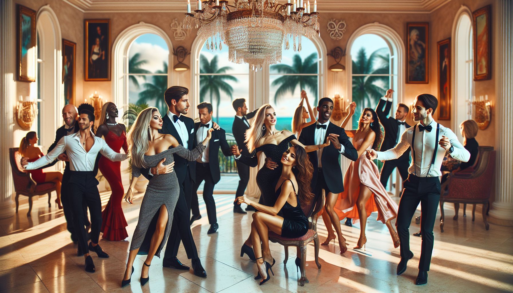 Retirement party dance entertainment in Palm Beach with Gala Ballroom