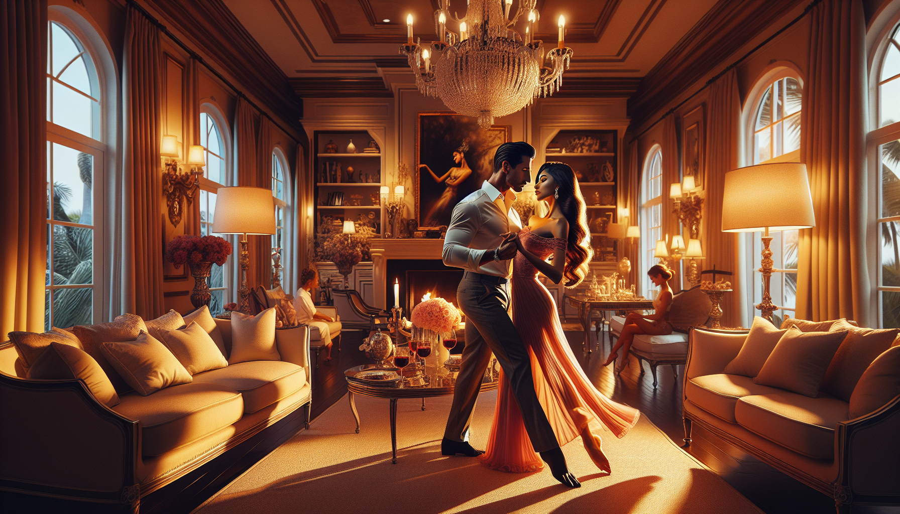 Rumba dance for couples in Palm Beach County, South Florida