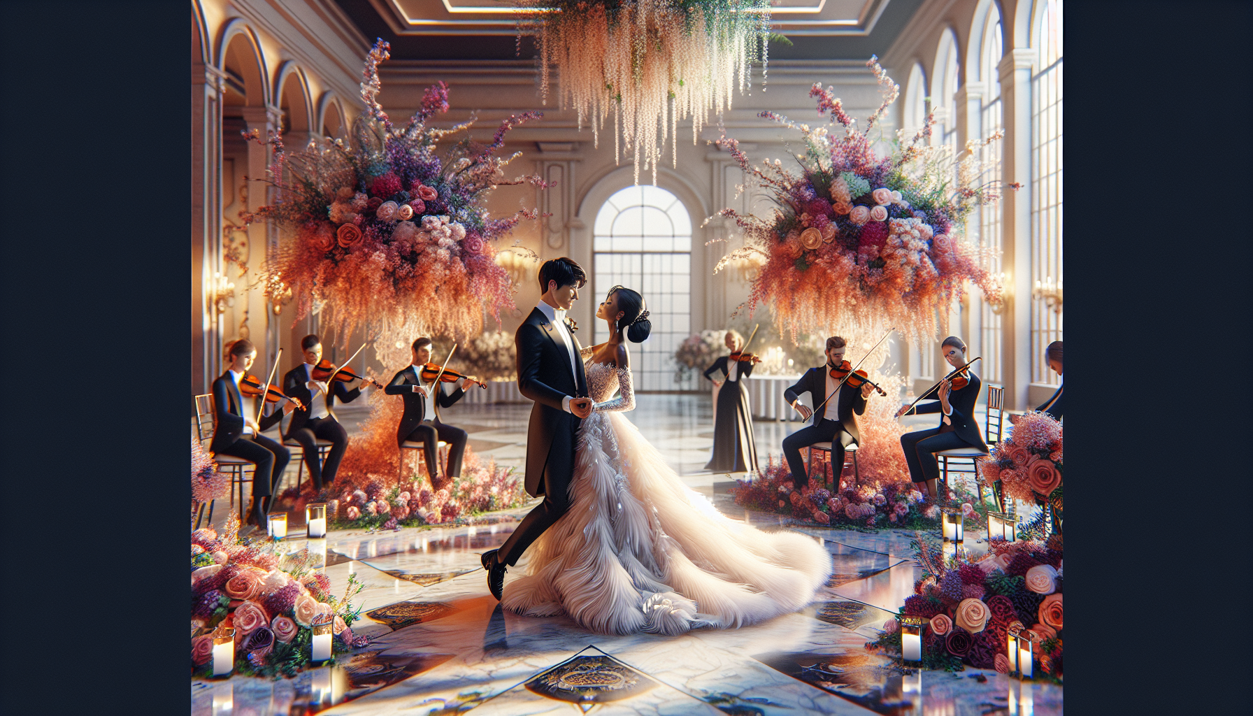 Spring wedding group dance lessons for bridal parties in Palm Beach County