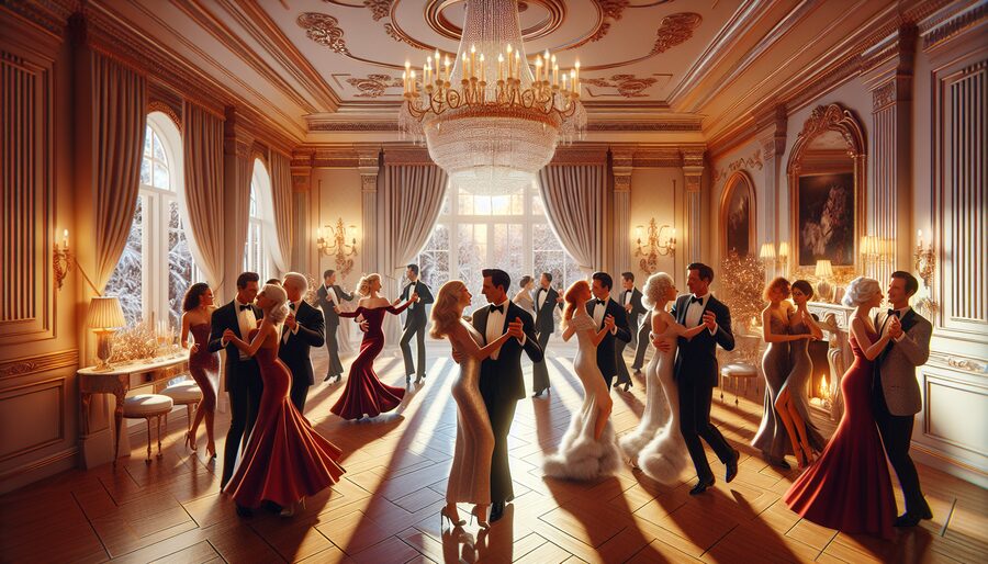 Latin dance party at home in Palm Beach