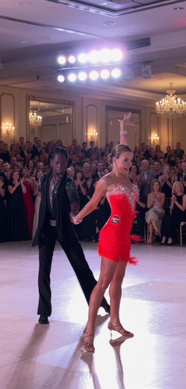 Elegant ballroom performance at South Florida gala event
