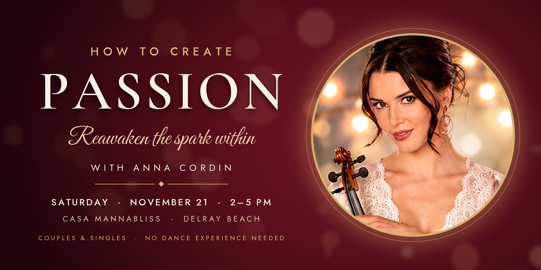 How to Create Passion with Anna Cordin