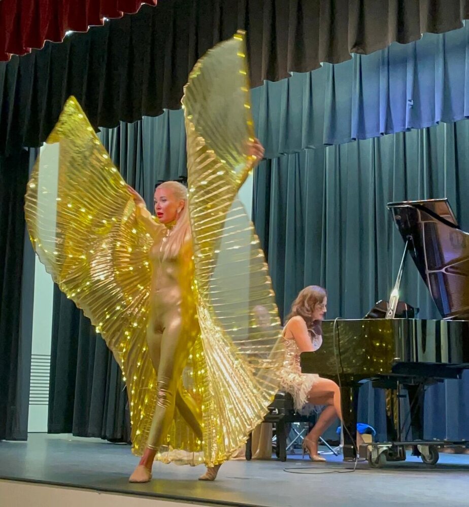 Person finding freedom and transformation through dance